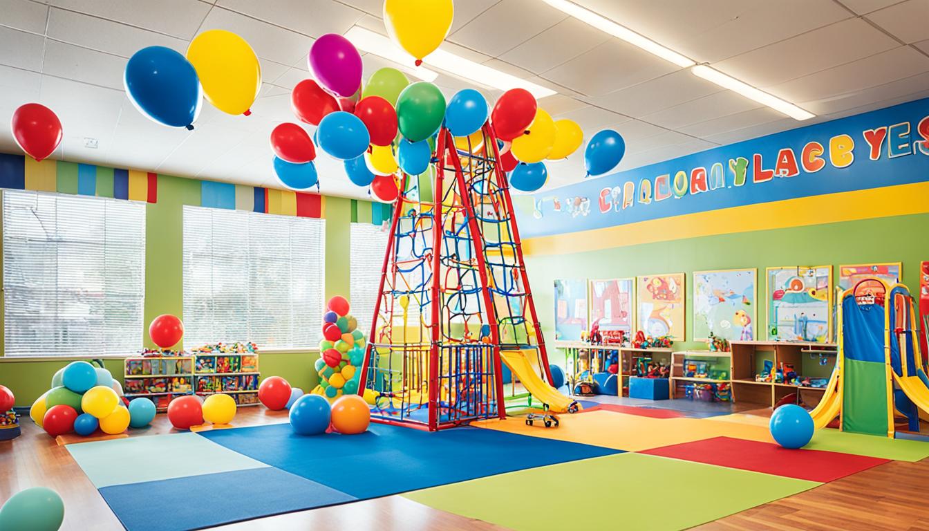 Kreativer Indoor-Spielbereich für Kinder